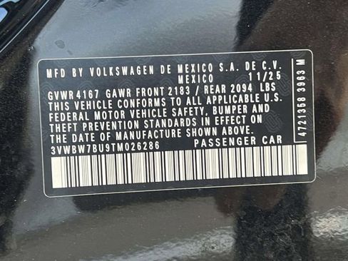 New 2026 Volkswagen Jetta Sport FWD image 27