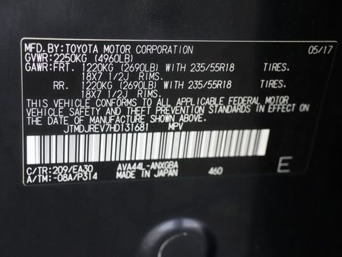 Used 2017 Toyota RAV4 Limited w/ Advanced Technology Package AWD/4WD image 29