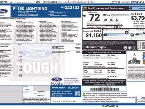 New 2025 Ford F150 Lightning Flash image 4