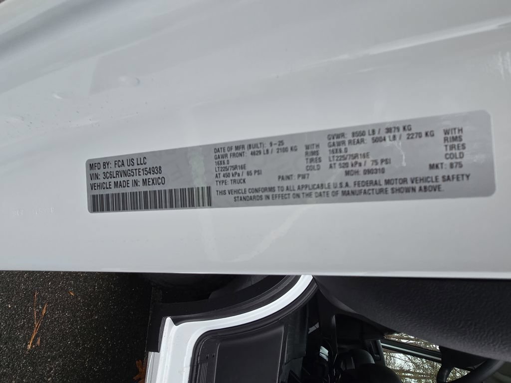 New 2026 RAM ProMaster 1500 FWD image 31