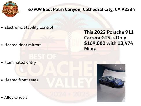 Used 2022 Porsche 911 Carrera GTS w/ Premium Package RWD image 10