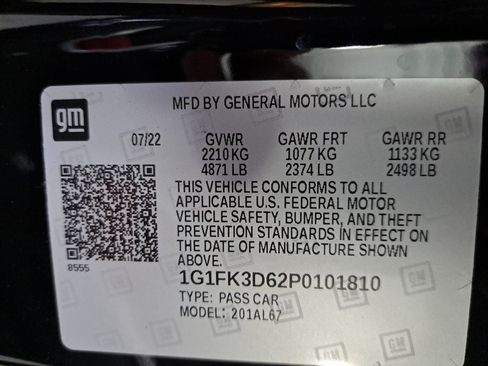 Used 2023 Chevrolet Camaro ZL1 RWD image 35