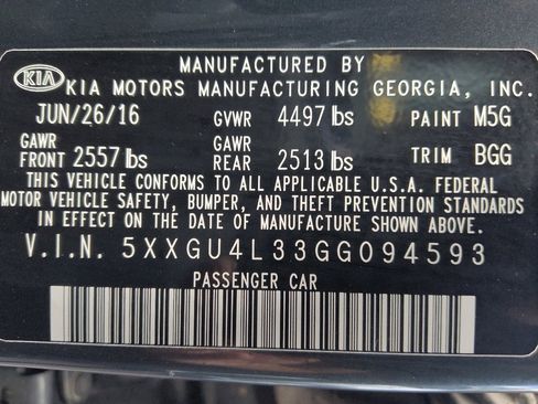 Used 2016 Kia Optima EX image 33