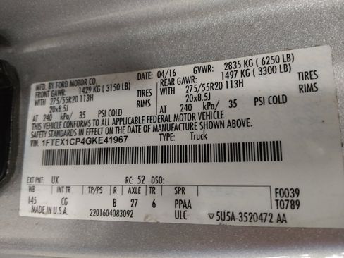 Used 2016 Ford F150 XL w/ Equipment Group 101A Mid RWD image 33