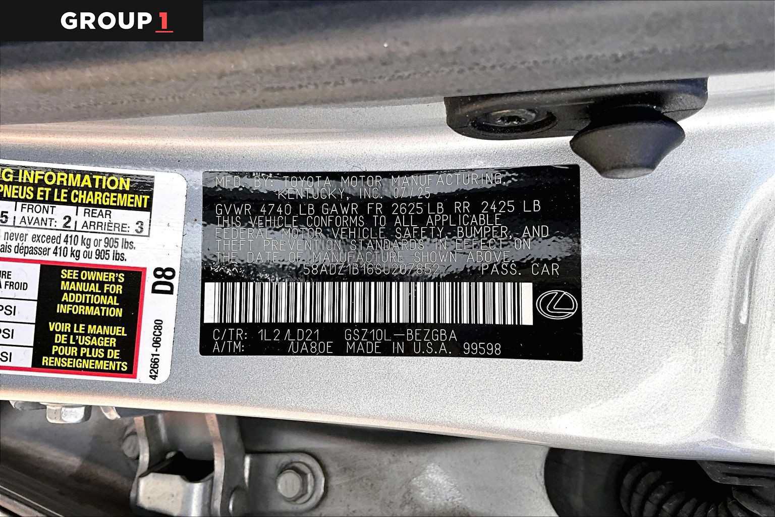 Used 2025 Lexus ES 350 w/ Premium Package FWD image 34