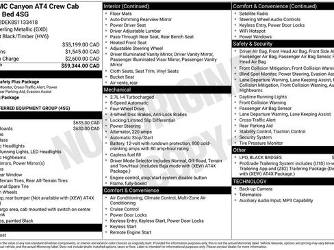 Used 2025 GMC Canyon AT4 AWD/4WD image 4