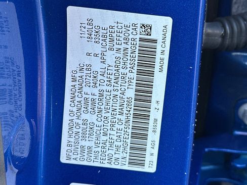 Used 2022 Honda Civic Sport image 26