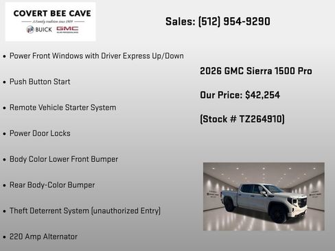 New 2026 GMC Sierra 1500 Pro w/ Graphite Edition RWD image 30