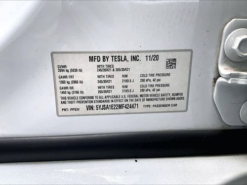 Used 2021 Tesla Model S Long Range Plus AWD/4WD image 31