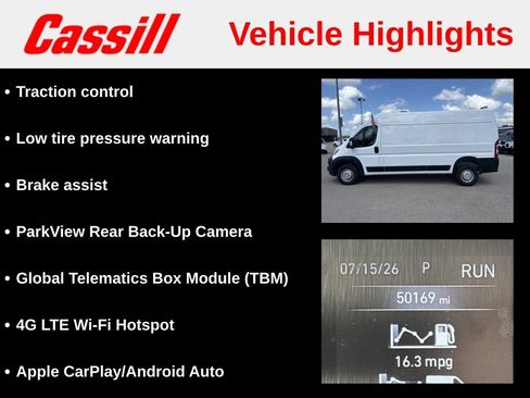 Used 2025 RAM ProMaster 2500 FWD image 14