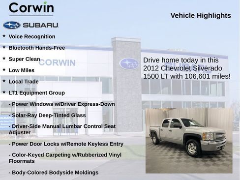 Used 2012 Chevrolet Silverado 1500 LT w/ All-Star Edition AWD/4WD image 6
