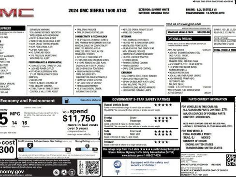 Used 2024 GMC Sierra 1500 AT4X w/ AT4X AEV Edition AWD/4WD image 70