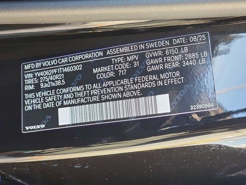 Used 2026 Volvo XC90 B6 Ultra w/ Protection Package image 26