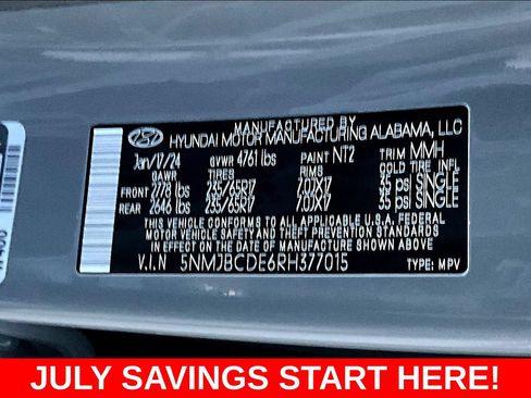 Used 2024 Hyundai Tucson SEL AWD/4WD image 19