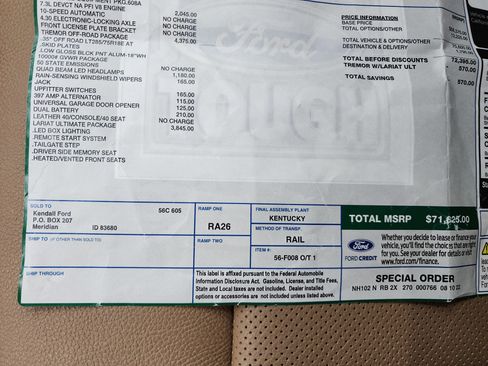 Used 2022 Ford F250 Lariat w/ Tremor Off-Road Package image 58