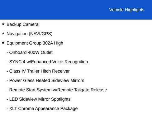 Used 2022 Ford F150 XLT w/ Equipment Group 302A High AWD/4WD image 2