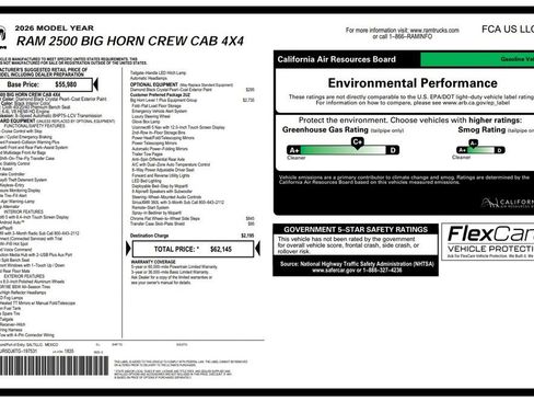 Certified 2026 RAM 2500 Big Horn AWD/4WD image 4