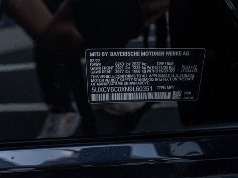 Used 2022 BMW X6 xDrive40i w/ M Sport Package AWD/4WD image 50