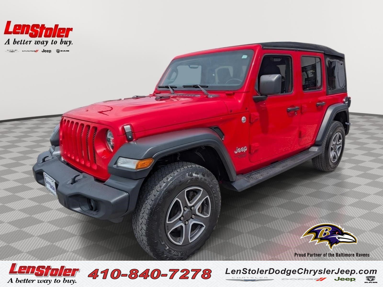 Used 2020 Jeep Wrangler Unlimited Sport S AWD/4WD image 1