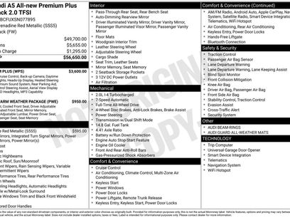 Used 2025 Audi A5 2.0T Premium Plus w/ Premium Plus