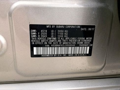 Used 2018 Subaru Legacy 2.5i Premium w/ Eyesight & BSD & Rcta & HBA image 35