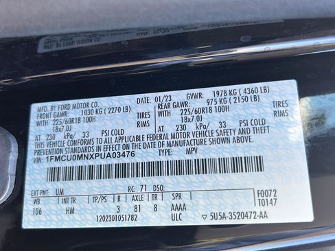 Certified 2023 Ford Escape ST-Line FWD image 39