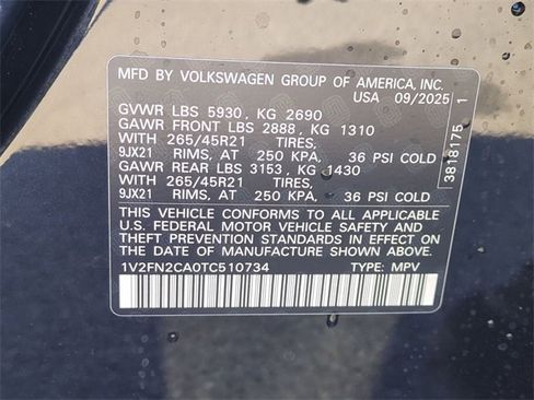 New 2026 Volkswagen Atlas SEL Premium R-Line image 25