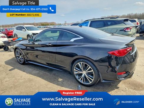 Used 2018 INFINITI Q60 3.0t Luxe w/ Sensory Package 3.0T Luxe image 3