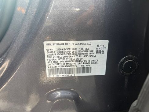 Used 2019 Honda Passport Touring image 20
