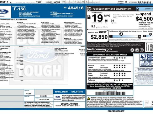 Used 2024 Ford F150 Lariat w/ Bed Utility Package AWD/4WD image 11