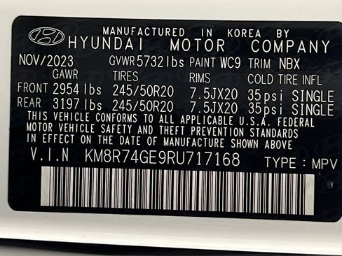 Used 2024 Hyundai Palisade Calligraphy image 82