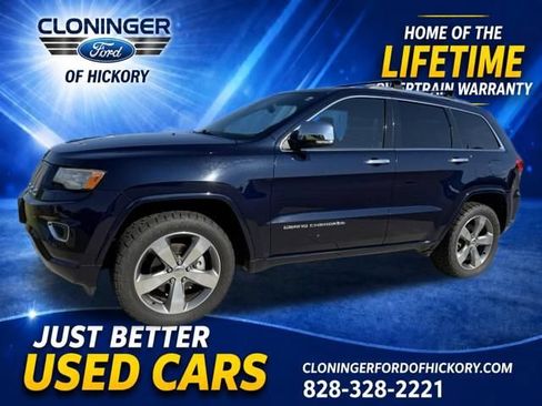 Used 2014 Jeep Grand Cherokee Overland w/ Advanced Technology Group AWD/4WD image 1