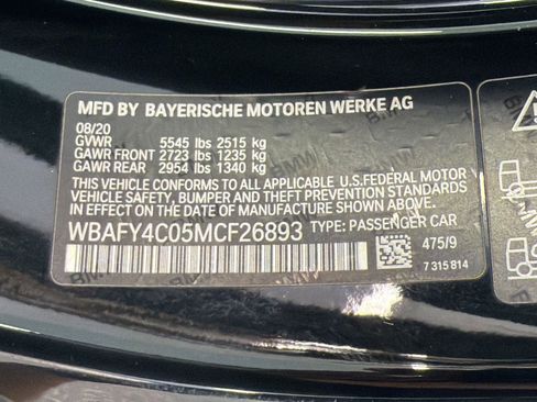 Used 2021 BMW M850i xDrive Convertible w/ Driving Assistance Package AWD/4WD image 16