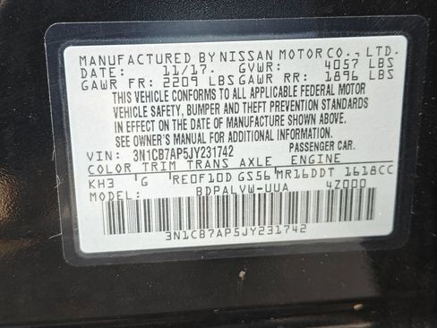 Used 2018 Nissan Sentra NISMO image 16