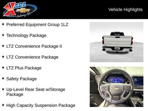 Certified 2023 Chevrolet Silverado 1500 LTZ w/ Technology Package image 2
