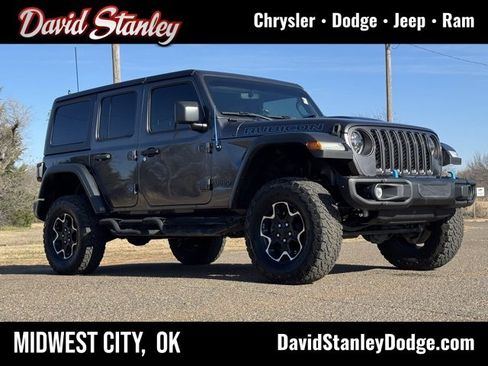 Used 2023 Jeep Wrangler Unlimited Rubicon 4xe w/ Steel Bumper Group image 1
