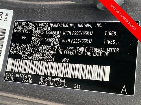 Used 2022 Toyota Sienna XLE image 21