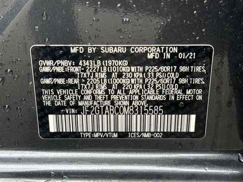 Used 2021 Subaru Crosstrek 2.0i AWD/4WD image 20
