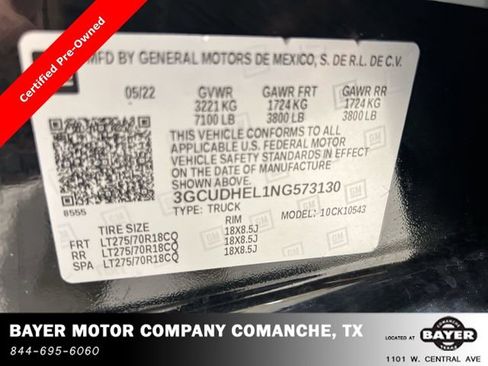 Certified 2022 Chevrolet Silverado 1500 ZR2 AWD/4WD image 31