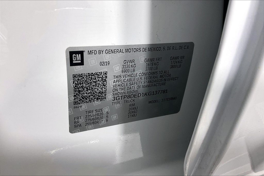 Certified 2019 GMC Sierra 1500 SLT RWD image 17