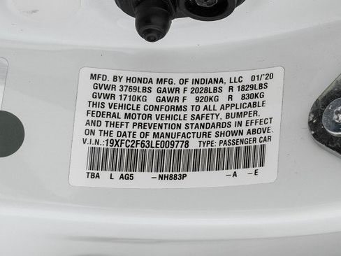 Used 2020 Honda Civic LX image 52