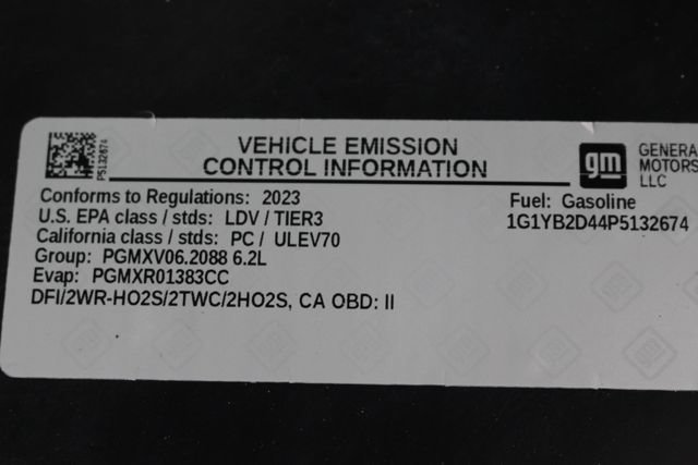 Certified 2023 Chevrolet Corvette Stingray Preferred Cpe w/ 2LT RWD image 46