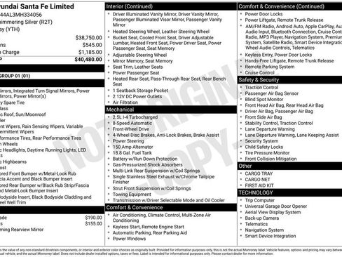 Used 2021 Hyundai Santa Fe Limited image 45