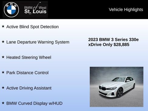 Used 2023 BMW 330e xDrive w/ Premium Package AWD/4WD image 16