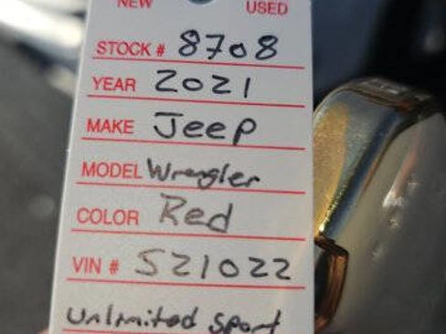 Used 2021 Jeep Wrangler Unlimited Sport image 11