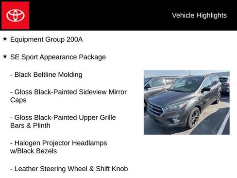 Used 2017 Ford Escape SE w/ SE Sport Appearance Package AWD/4WD image 5