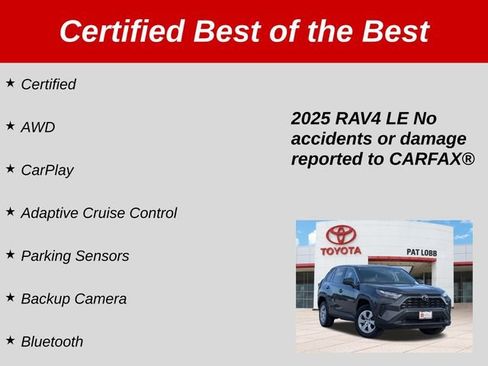 Certified 2025 Toyota RAV4 LE AWD/4WD image 37