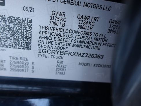 Used 2021 Chevrolet Silverado 1500 Custom image 29