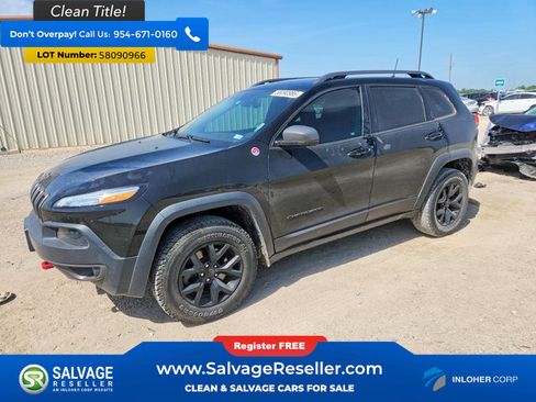 Used 2018 Jeep Cherokee Trailhawk w/ Quick Order Package 27L AWD/4WD image 1