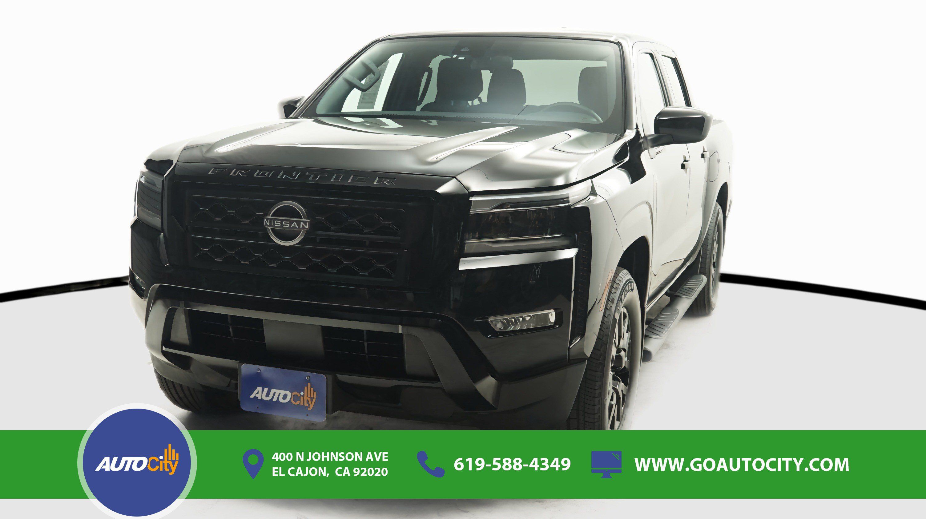Used 2023 Nissan Frontier SV w/ Midnight Edition Package RWD image 1